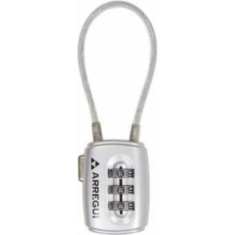 Candado Seguridad  30Mm Combinacion Arco Flexible Gris Arregui (1/2)