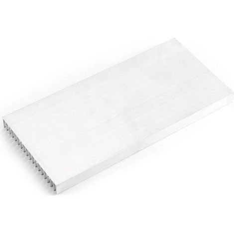 Dissipateur thermique en aluminium 300 x 140 x 20 mm pour éclairage LED haute puissance (1 pièce). (1/2)