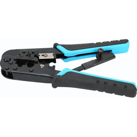 Pince à dénuder manuelle pour sertir les cosses de câbles réseau RJ45 8P8C 6P6C (1/5)