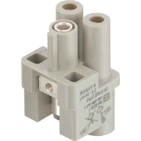 Harting Buchseneinsatz Han Q 2/0 2, 5-6 qmm 09120022753 (1/2)