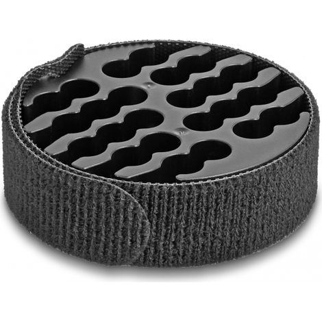 Delock Organizador de cables con bridas de gancho y bucle negro