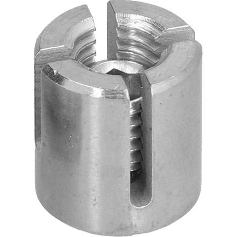 Lot de 10 serre-câbles croisés en acier inoxydable pour treillis de câbles et garde-corps (1/5)
