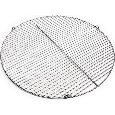 Edelstahl Grillrost rund 64,5 cm rostfrei für Holzkohlegrill, Gasgrill, Schwenkgrill
