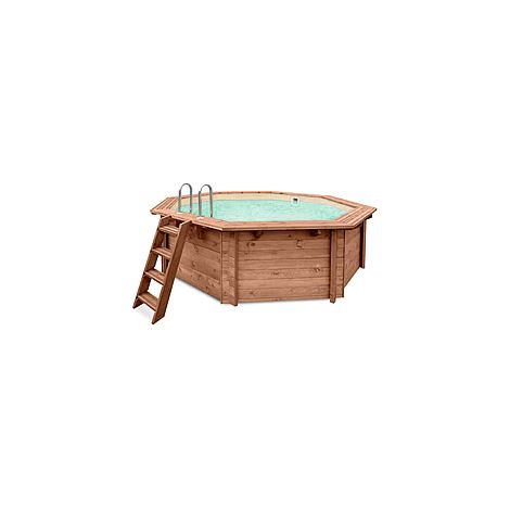 Piscina in legno fuori terra JARDIN 434 Liner sabbia