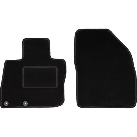 Alfombrillas delanteras negras para Honda Civic VIII hatchback (2006-2012)