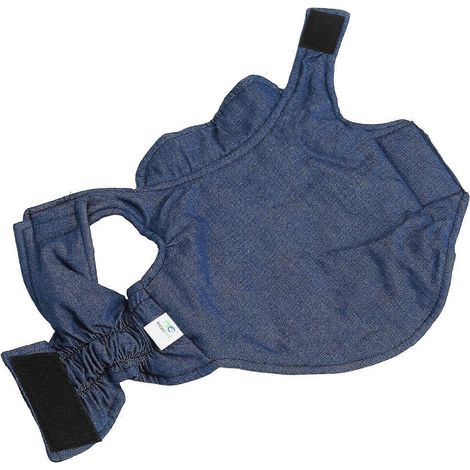 Manteau d'hiver pour chien, doux et hypoallergénique, coupe-vent, chaud et sans manches, taille M. (1/2)