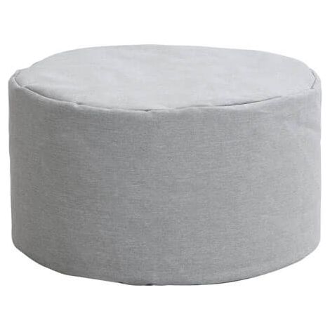 Home Deluxe XXL Taburete de exterior CLOUD - gris claro