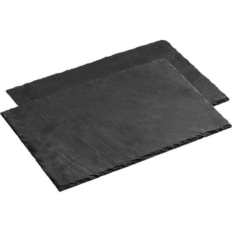 Premier Housewares Slate Rectangular Placemats - Set of 2 (1/3)