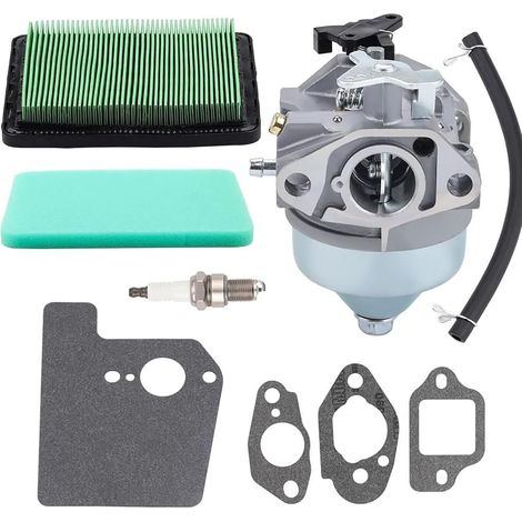 Kompatibel mit GCV190 HRX217 Vergaser-Set für Honda GC190 GCV190 GCV190A GV190LA HRX217 HRX217K1 Rasenmähermotor. Ersetzen Sie den Hochdruckreiniger 16100-Z0Y-813 mit Luftfilter 17211-zl8-023 (1/5)
