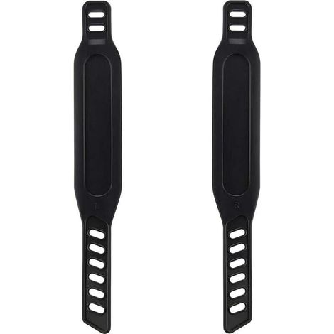 Confezione da 2 cinghie per pedali per cyclette, cinghie per pedali resistenti universali con lunghezza regolabile per la maggior parte dei pedali di bici, cyclette, bici per casa o palestra (1/5)
