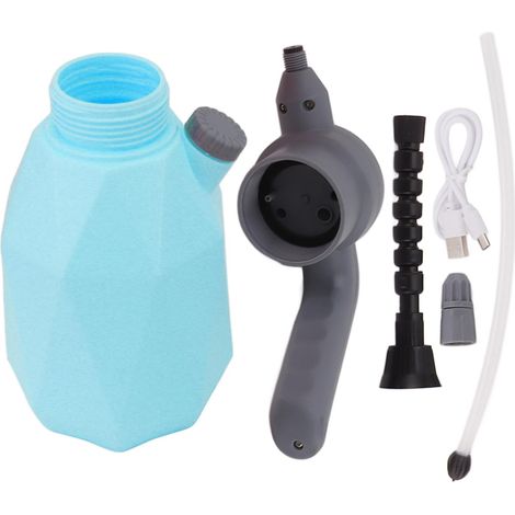 Pulvérisateur électrique 2L, petit arroseur Rechargeable, bleu, pour maison et jardin, arrosage automatique, avec tête universelle (1/5)