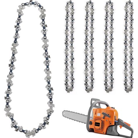 5 Pieces Mini Chainsaw Chain for 6 Inch Chainsaw Chain Guide Chain Replacement Portable Saw Chain (1/5)