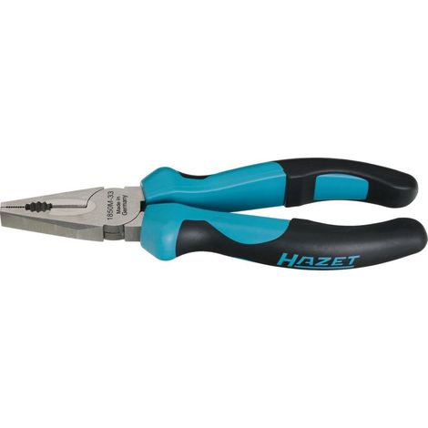 Alicates combinados Hazet 1850m-22 bordes endurecidos mango ergonómico