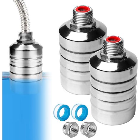 3/4" Vanne À Flotteur Automatique, Vanne À Flotteur En Acier Inoxydable, Robinet Flotteur Automatique, Valve De Contrôle De Niveau D'eau Pour Piscine Réservoirs (1/5)