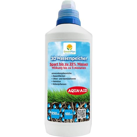 GreenPlan 3 D Wasserspeicher 250 ml Trockenschäden Rasen Freilandkultur Aqua-Aid