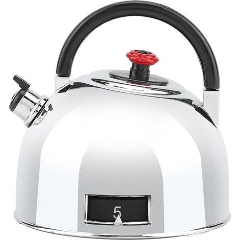 Minuteur de Cuisine Mécanique 60 Minutes en Acier Inoxydable, Forme de Seau (1/5)
