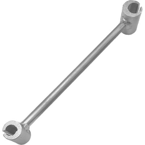 Clé à charnière double tête 14 mm 19 mm outil de réglage du jeu de charnière de porte pour charnières 8,5 à 17,5 (1/5)
