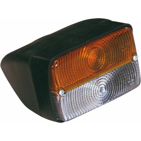 Feu avant droite-gauche deux positions base inclinée 120x145x80 mm