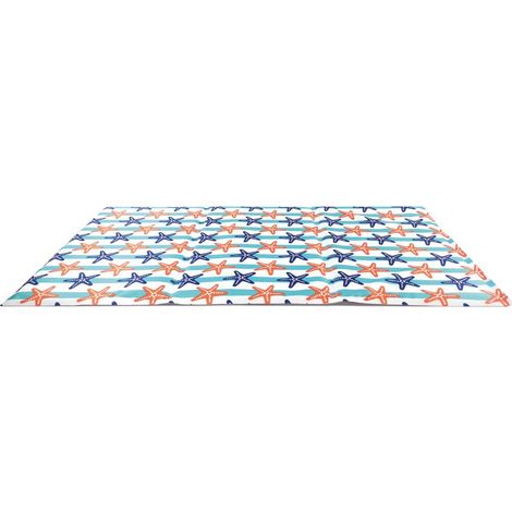Stay Fresh tappetino refrigerante impermeabile double face modello Stella Marina per cani: 50 x 90 cm