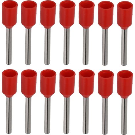 1000 cosses à sertir isolées en cuivre pour fil électrique AWG 22 E0510 (1/5)