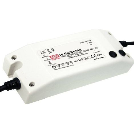 MEAN WELL HLN-60H-30A Driver per LED, Trasformatore per LED Tensione costante, Corrente costante 60 W 2 A 18 - 30 V/DC (1/3)