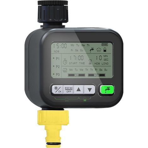 Automatischer Gartensprenger mit Zeitschaltuhr für die Balkonbewässerung und intelligentem Regensensor