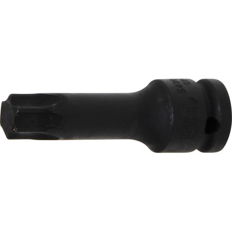Punta de vaso de impacto  longitud 75 mm  entrada 12,5 mm (1/2")  perfil en T (para Torx) T70 (1/3)