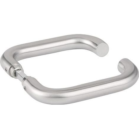 Manilla  para  puerta  de  cristal  1801  BASIC  01  VA  forma  U  4-KT.8mm  HERMAT (1/2)
