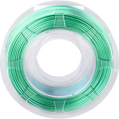 Filament PLA bicolore bleu-vert de 1,75 mm pour imprimante 3D, consommables d'impression 3D, 200 g (1/5)