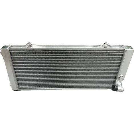 Radiador, construcción de aluminio, eficiencia de refrigeración mejorada, BLANCO (1/2)