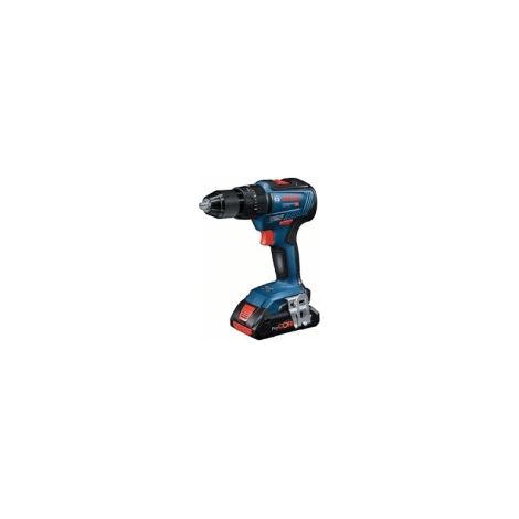 Taladro  percutor a  batería Bosch  GSB 18V-55  / 2  baterías de  4,0 Ah  + cargador  en L-Case  Pick &  Click -  06019H530A (1/5)