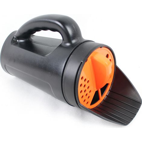 Semoir de jardin et épandeur de sel de déverglaçage, capacité 1,5 litre, réglage du débit pour graines de gazon et sel