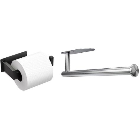 Porte-papier toilette rustique en forme de grenouille, sur pied, avec de longs pieds, pour salle de bain ou cuisine. (1/5)
