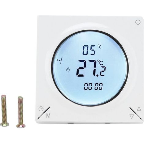 Termostato digital programable AC220V para calefacción y ventilación eléctrica por suelo radiante, termostato inteligente para calefacción y ventilación del hogar.