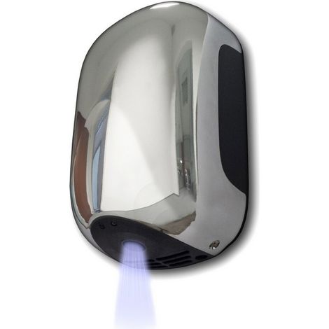 Asciugamano mini jet automatico con fotocellula cromato da 900 watt (1/3)