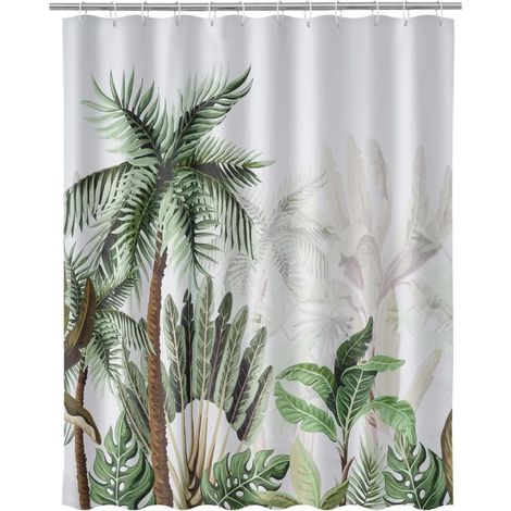 Rideau de douche - Palmiers 180 x 200 cm (1/3)
