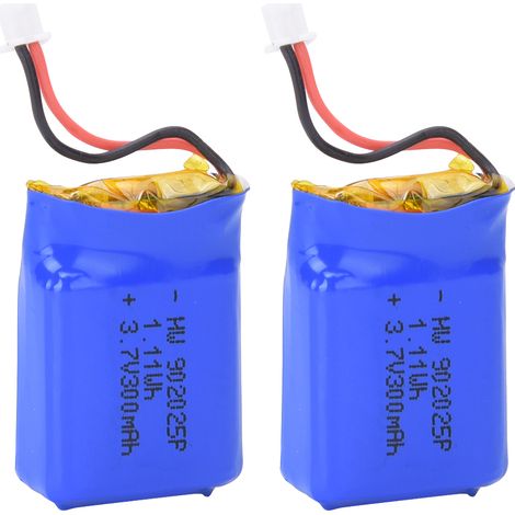 Lot de 2 Batteries de Rechange Professionnelles pour Drone KY902, Pièce Accessoire Compatible Radiocommande, Haute Performance (1/5)