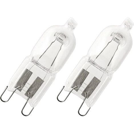 Osram – Ampoule halogène G9 20 W = 25 W 4052899195356 – Culot à ergots – Blanc chaud – Lot de 2 – 2000 h de durée de vie