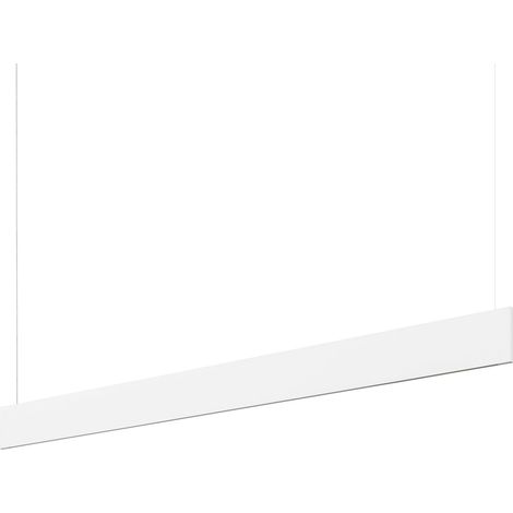 Ideal Lux Sospensione Moderna Serie STEEL 1 luce LED integrato Bianco Alluminio