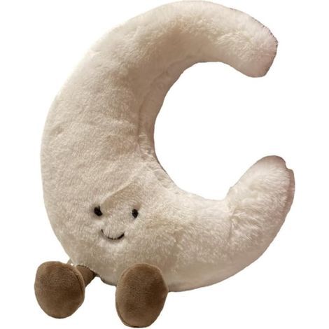Mond-Plüschtier, weiche Sofakissen, dekorative Plüschtiere für ein Kinderzimmer (Mond) (1/5)