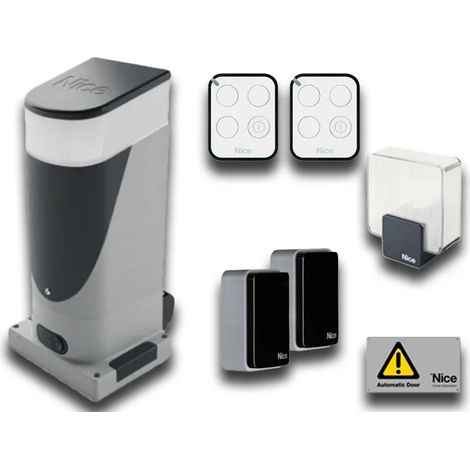 Kit Automazione Per Cancelli Scorrevoli Fino a 400 kg NICE Slight SLH400BDKCE (1/3)