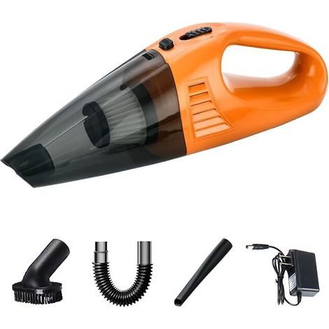 Aspirateur portatif sans fil portable rechargeable puissant aspirateur de voiture puissant aspirateur portatif avec accessoires multifonctionnels pour Bureau à domicile voiture animaux de compagnie (o (1/2)