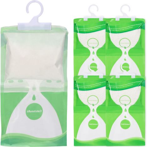 SWANEW 5X Assorbitore di umidità Sacchetti con effetto deumidificante Sacchetti per la rimozione dell'umidità appesi (1/5)