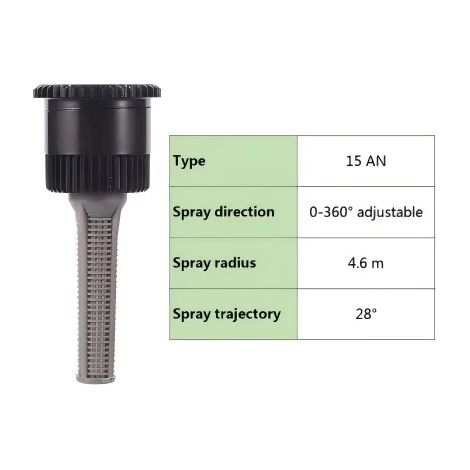 (O-10PCS) 10 buses de rechange pour arroseur escamotable, tête d'arrosage orientable de 0 à 360°, filetage mâle 1/2". (1/5)