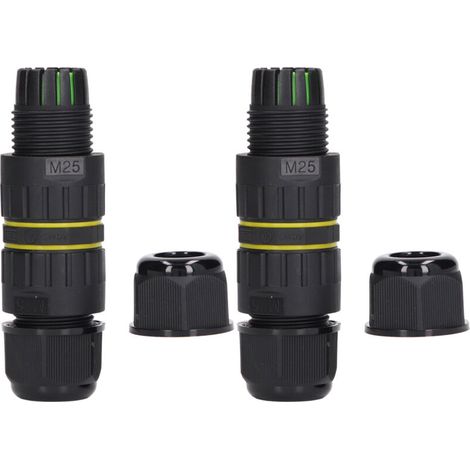 conectores para caja de conexiones 400V/40A Ø 10mm -14mm, caja de conexiones para cable de alimentación impermeable IP68, conector de 4 núcleos para equipos exteriores impermeables, alumbrado público (1/5)