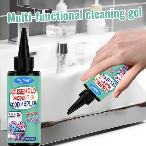 Multi-functional black stain remover for bathroom tiles, washing machine seals, gaps, and toilet rims. (1/5)