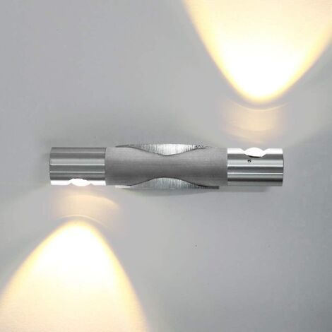 6W LED Wall Light Indoor Lighting in Aluminum Design Double 360 Rotation Original Lighting Lamp for Bedroom Living Room Office Corridor Bathroom Decoration - Warm White (1/5)