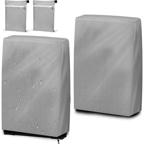 2 pièces Housse de Protection pour Chaise Longue Pliante, 110x70cm (1/5)