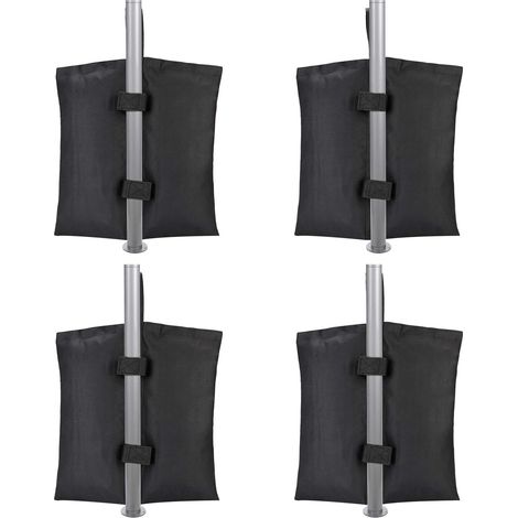 Set di 4 sacchi per pesi per gazebo, pesi per gambe di tende e padiglioni, sacco di zavorra (1/5)