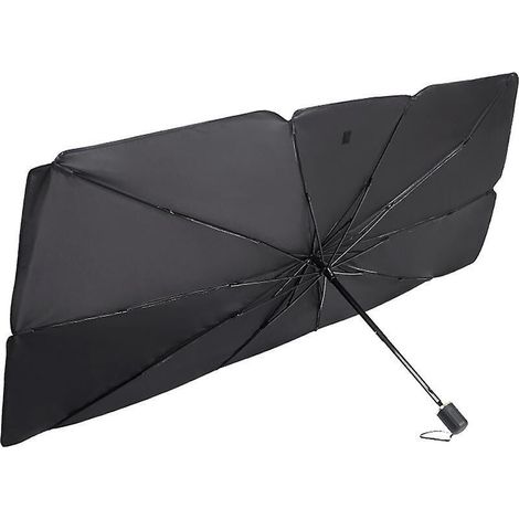 Faltbarer Sonnenschutz für die Autowindschutzscheibe – kugelsicheres Gewebe mit UV-Schutz (1/5)